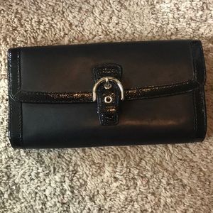 Black coach wallet